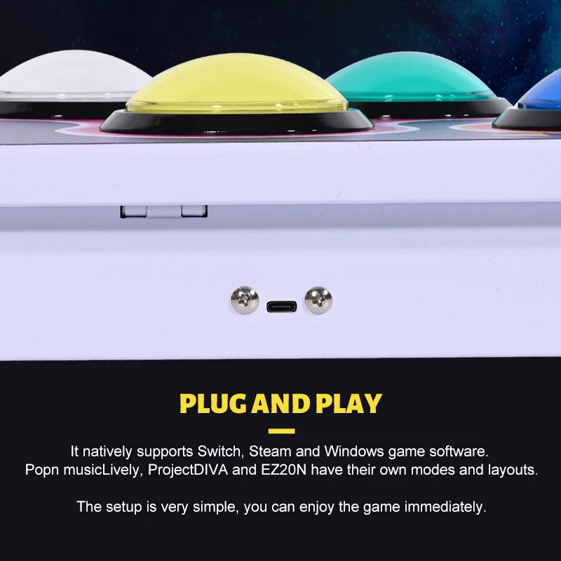 Genbu popn music PC controller